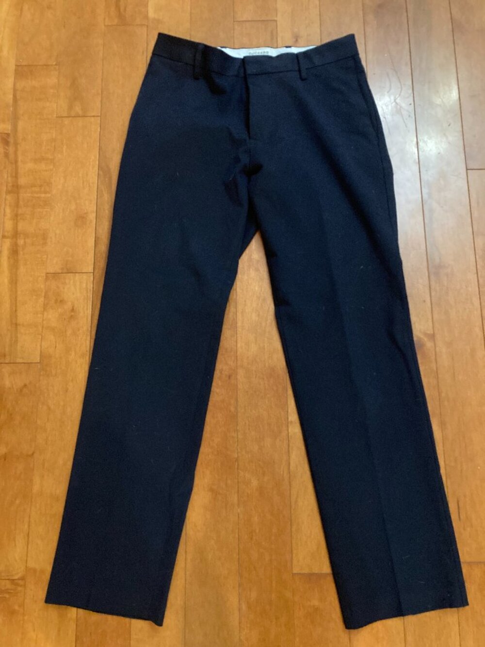Dockers Men's Straight Fit Pants W30L30 - Navy - Like New